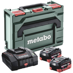 Metabo 685303000 Basic-Set 2x LiHD 8Ah ASC 290 &amp; metaBOX 145 18V