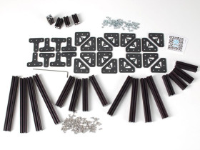 Adafruit OpenBeam Starter Kit - Black Aluminum