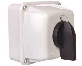 Łącznik krzywkowy 0-1-2-3 3P 40A IP44 w obudowie Łuk 40-63 924063