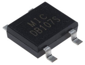 Mostek prostowniczy DB107M 1000V 1A – kompaktowy i niezawodny R - 5mm DB107