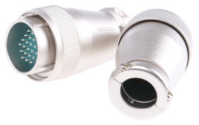 Złącze okrągłe 24-pinowe Miniature Kabel Wtyk JAE Męski SRCN