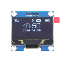 Opencircuit OLED display 128 x 64 - blue - 1.3 "- I2C