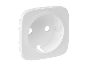 VALENA ALLURE Plakietka biała gniazda pojedynczego schuko 755205 LEGRAND