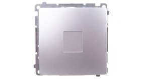 Simon Basic Zaślepka Ramki Srebrny Mat Bmps.01/43