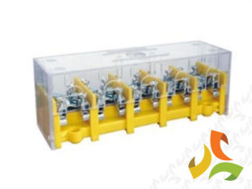 Odgałęźnik instalacyjny LZ5*25/10wyk.11P szary 5-torowy (zacisk: 5x25 mm2 5x4x10 mm2) z pokrywą 84061004 SIMET