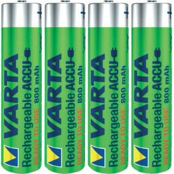 Varta 56703101404 NiMH AAA 1.2V Longlife ReadyUse Rechargeable Battery Pk of 4