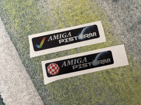 Amiga 500 PiStorm 'Check' &amp;amp; 'Boing' badge