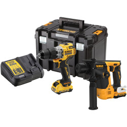 DEWALT DCK2102L2T-GB DCK2102L2T XR Brushless Twin Pack 12V 2 x 3.0Ah Li-ion