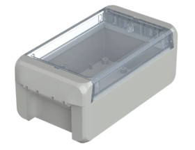 PC enclosure, (L x W x H) 151 x 80 x 60 mm, light gray (RAL 7035), IP66, 96023125