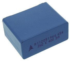 Kondensator foliowy 2.2μF 200 V ac, 400 V dc EPCOS Polipropylenowe rozstaw: 27.5mm THT ±10