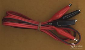 PRZEWÓD POMIAROWY 2X KROKODYLKI / 2X KROKODYLKI TYP 2