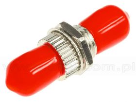 Adapter światłowodowy ST/UPC simplex, jednomodowy