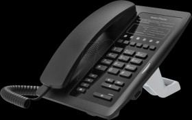 H3-BLACK Hotel IP telephone, black
