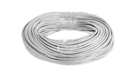 Przewód Mieszkaniowy H03vv-F (Omy) 2X0,75 Biały /100M/