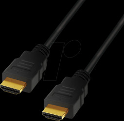 CH0080 HDMI cable, A/M to A/M, 8K/60 Hz, black, 5 m