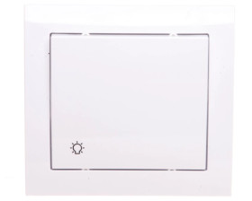 KIER Przycisk /światło/ biały ŁP-5W/00