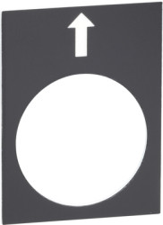 Label, for control and signal devices, ZB2BY2910