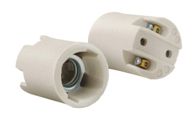 Oprawka ceramiczna E14 biała AE-OCEE14-00