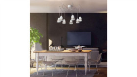 Lampa Wisząca Apollo White 5Xe27 Mlp775 Milagro