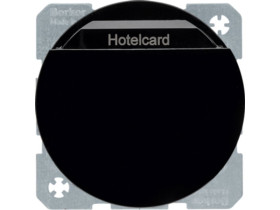 BERKER R.1/R.3 Wyłącznik przekaźnikowy na kartę hotelową czarny 16402045 HAGER
