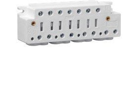 Listwa zaciskowa licznikowa 100A 3+N z zaciskami napięciowymi z pokrywą plombowania KJ31S HAGER