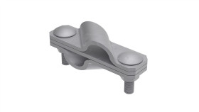 Złącze Krzyżowe Skośne Pręt-Pręt 3-Elem. Stal Ocynkowana Ogniowo 116.8 Og...