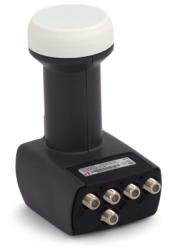 Konwerter satelitarny QUAD z sumatorem sygnału TV INVERTO 0,2dB