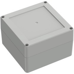 TRU COMPONENTS TC-13865112 Universal Enclosures light grey ABS 119.9x119.9x75mm