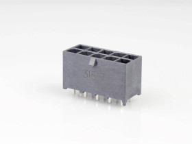 Molex Listwa kołkowa, męska, do wbudowania, standardowa Ilość pinów 10 Wymiary siatki: 5.70 mm 768290110 1 szt. paleta