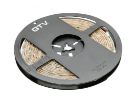 Taśma LED FLASH 5050 300 SMD 5050 pasek 12V 72W biała ciepła wodoodporna 5m LD-5050-300-65-CB GTV
