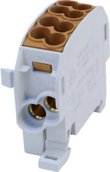 Blok rozdzielczy - odgałęźny Cu SCB 25 (80110) SIMBLOCK brązowy 81503015