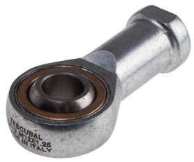 Końcówka pręta, typ: Żeński, M12 x 1,25 żeńskie, Stal