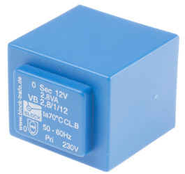 Transformator do druku 12V ac 230V ac 1 wyjście wyjścia THT 2.8VA