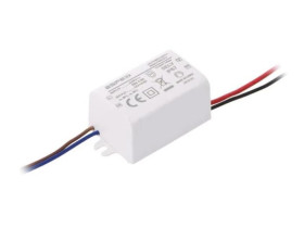 Zasilacz impulsowy LED 6W 12VDC 500mA 220÷240VAC IP67 OUT 1 LPA0612CV