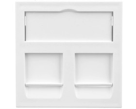 Adapter M45 dla 2xRJ45 biały DTG-2RM RW1 6119292