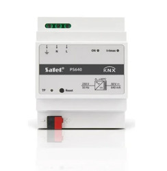 Zasilacz KNX-PS640 dla magistrali KNX, 195-265 V AC, na szynę DIN, Satel