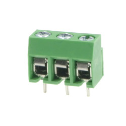 Złącze śrubowe 3 pola, raster 5, h=10.2mm