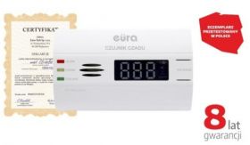 CZUJNIK CZADU EURA CD-80B8 DC 3V LCD