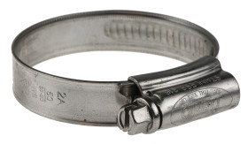 Opaska zaciskowa średnica wew 35 → 50mm Zacisk RS PRO Stal nierdzewna 316 szerokość 12mm