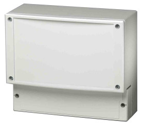 Obudowa Poliwęglan szerokość zew. 185 mm długość zew. 213 mm wys. zew. 102 mm Fibox IP65 Szary