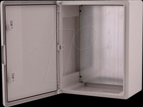 BXPPABSG400500200-F01 IP65 wall-mounted enclosure, 400 x 500 x 240 mm, grey