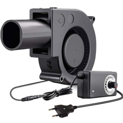 Wentylator turbinowy dmuchawa turbina z regulacją obrotów 97x33 12V / 230v