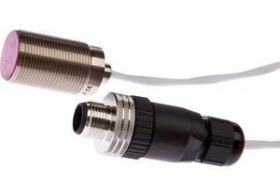 IB186051 Czujnik indukcyjny, M18x1, podtynkowy, podłączenie do wzmacniacza, wtyczka kabla M12 5m PTFE