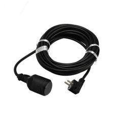 Przedłużacz ogrodowy czarny 10m (3X1,5mm) IP44, gniazdo Schuko HOROZ ELECTRIC