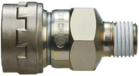 Szybkozłączka pneumatyczna SMC R 1/4 męskie rodzaj Męski Gwintowany Stal strukturalna 1/4in