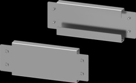 Base reinforcement, sheet steel, (W x H x D) 400 x 100 x 25 mm, 8PQ1014-0BA02