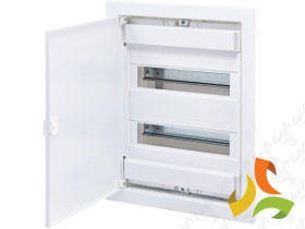 Rozdzielnica podtynkowa 24+4 modułowa drzwi metal IP40 ECG28 001101026 ETI