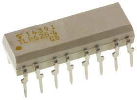Transoptor TLP620-4(F) z tranzystorem 4-kanałowy AC 50% PDIP 16 Toshiba
