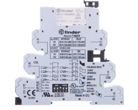 Przekaźnikowy moduł sprzęgający 6,2mm MasterTIMER wielofunkcyjny (AI DI GI SW BE,CE,DE,EE) 1P 6A 24VAC/DC 39.91.0.024.0060