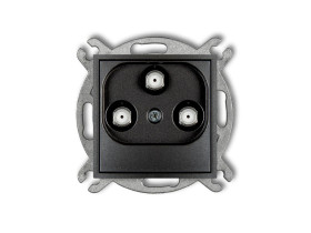 MINI Gniazdo multimedialne 3F DATA (Vectra) grafitowy 11MGMV KARLIK